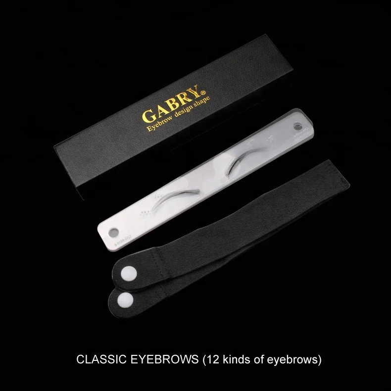 Точный набор трафаретов для полуперманентного макияжа лучший пластиковый инструмент дизайна бровей линейка измерения формы