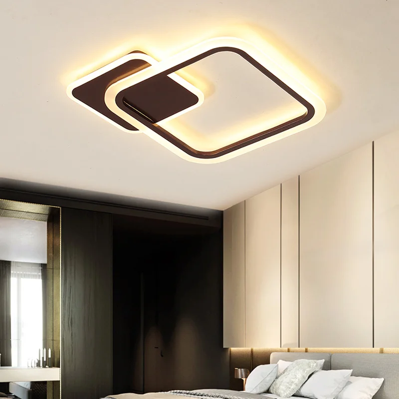 High Quality White Square Decorative Residential Coffee Bar Led Ceiling 