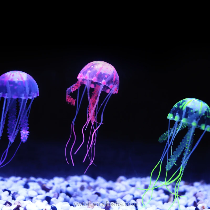 High Silicone Artificial Jellyfish Aquarium Simulation Jellyfish for Aquarium Decorations