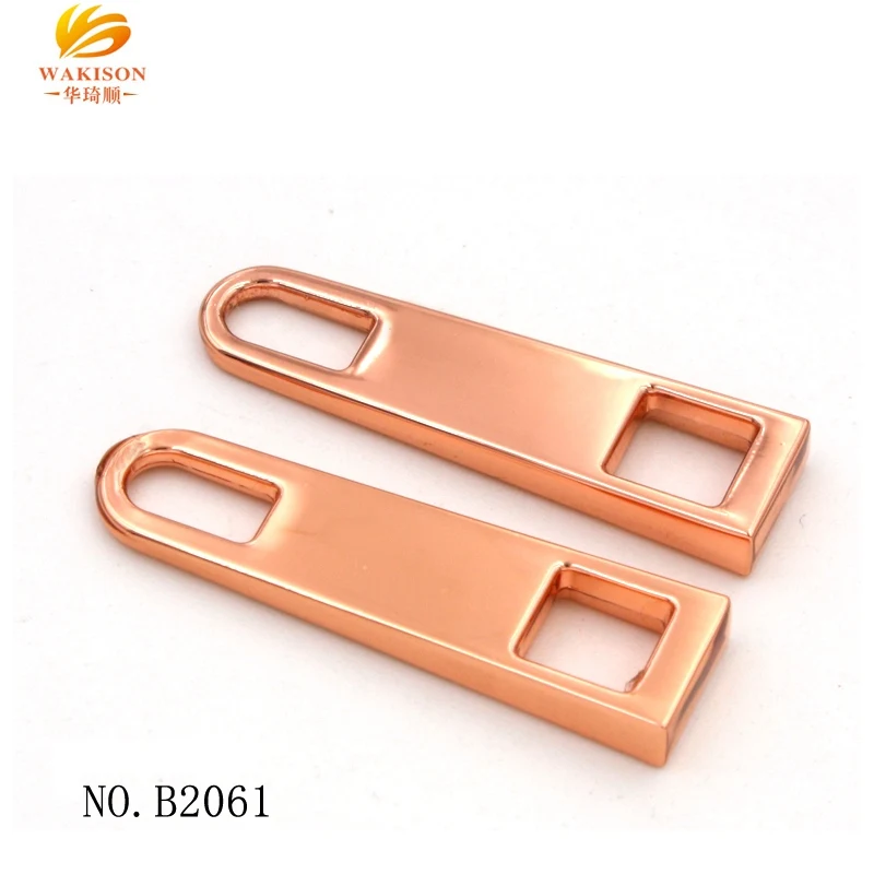 
 Custom accessories Eco-friend metal zipper pull charms in Guangzhou  