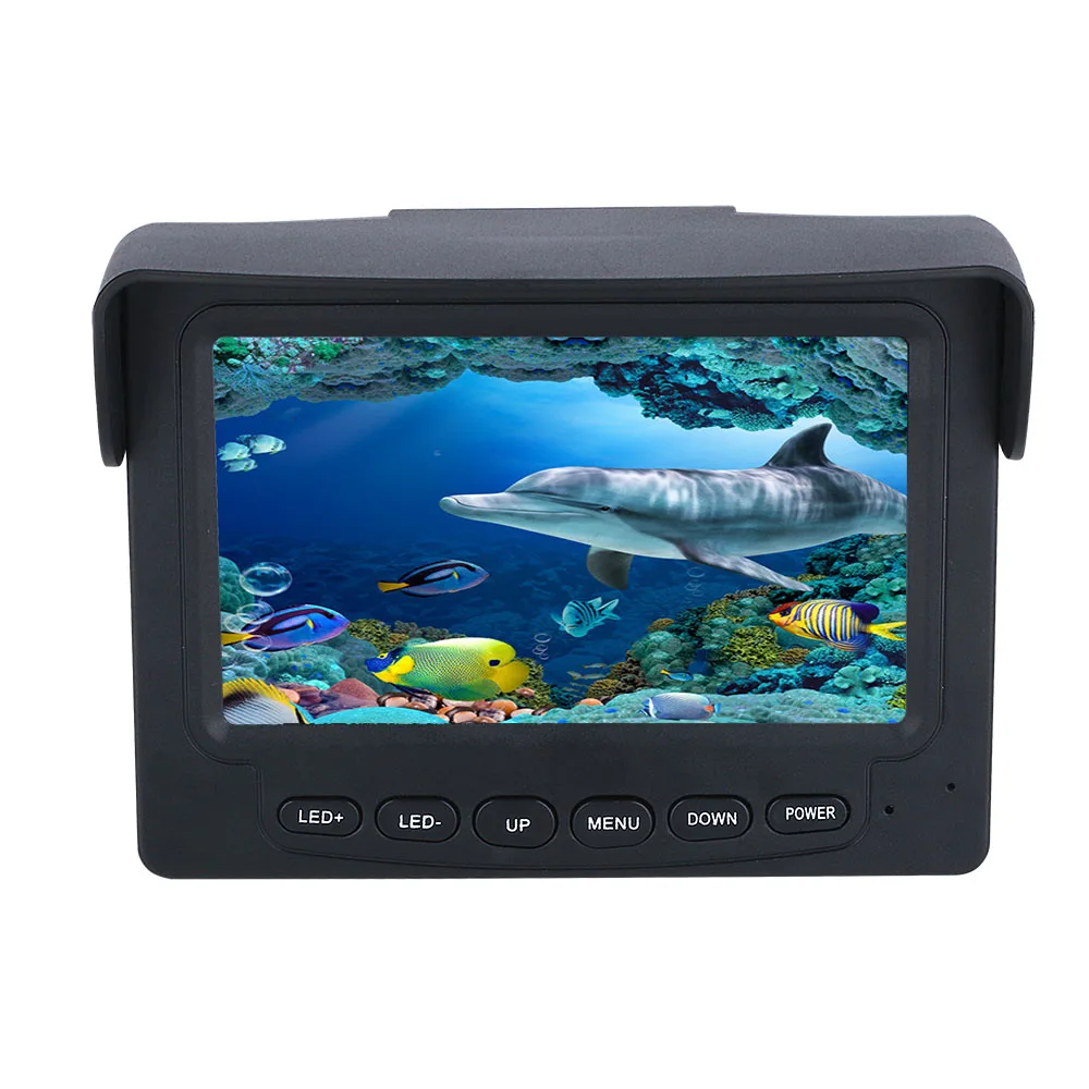 Underwater Fishing Camera Fishing Camera with 7'' Color LCD Monitor IP68 Waterproof Underwater Viewing System for Lake and Sea Fishing, Size: 21