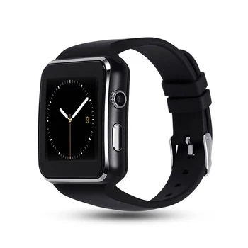 2021 New Arrival X6 Smart Watch with Camera Touch Screen Support SIM TF Card Bluetooth Smartwatch for iPhone for drop shipping