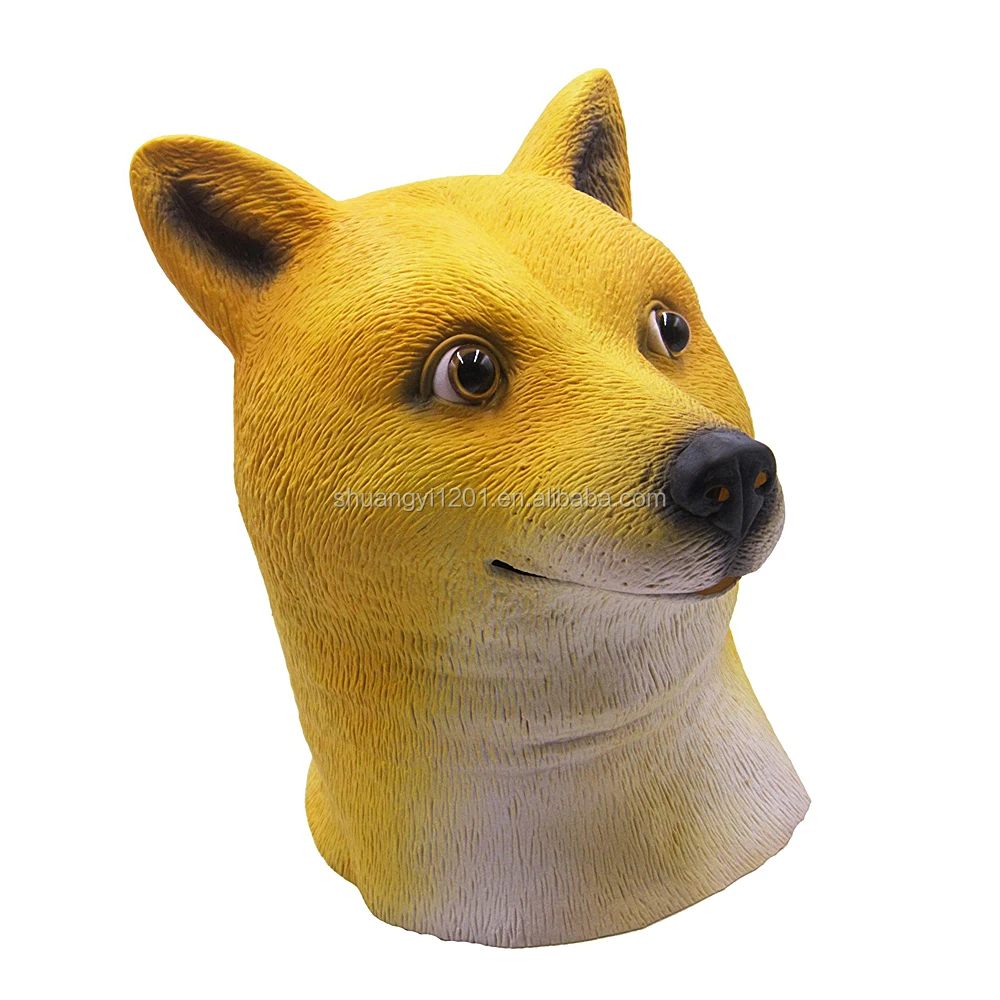 ハロウィーンのための面白いかわいいコスチュームコスプレ犬動物の頭ラテックスマスク Buy 犬動物マスク フル犬 ヘッドマスク用パーティー 完全な頭部ラテックス動物マスク面白い Product On Alibaba Com