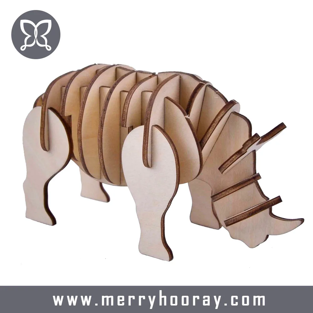 wooden jigsaw animals