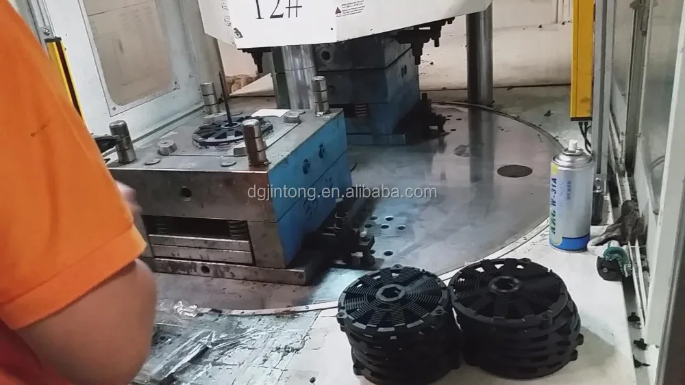 Rotary Table Vertical Plastic Injection Molding Machine 120T