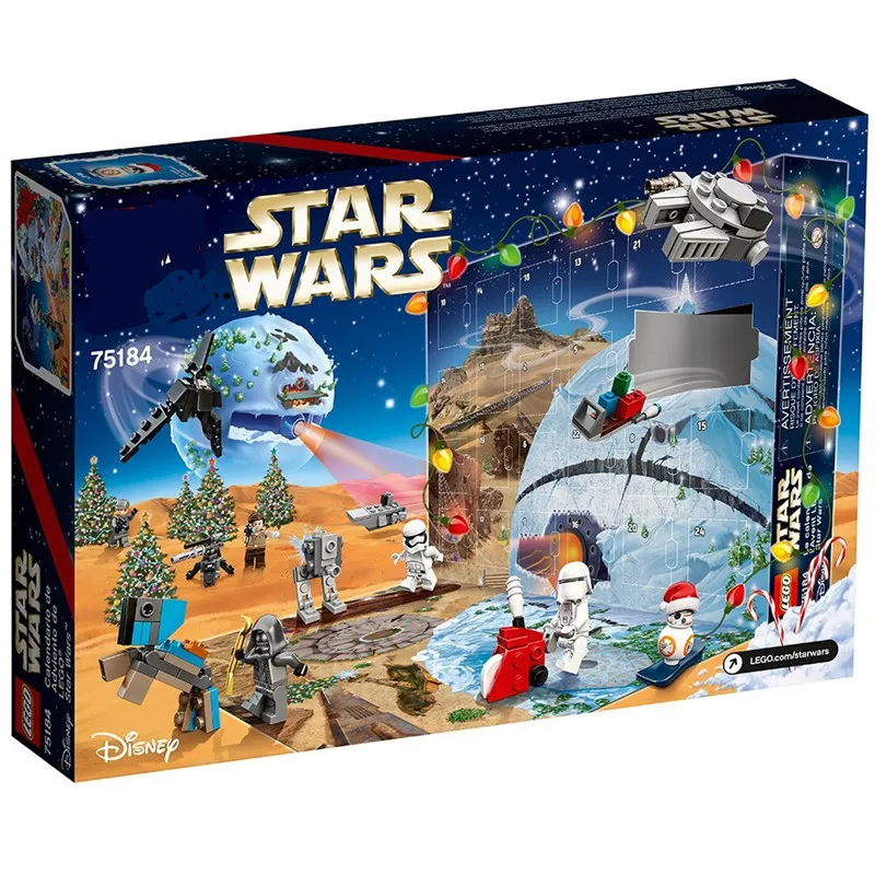 Оригинальная Рождественская упаковочная коробка с календарем