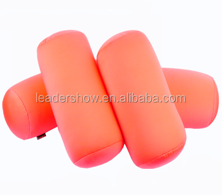 
 2018 cheap price wholesales Microbeads Filling Back Seat Support travel Cylinder Massage Pillow  
