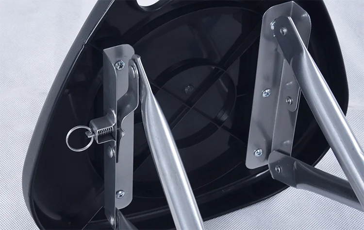 Портативный Легкий Металлический и пластиковый складной стул с ручкой для переноски