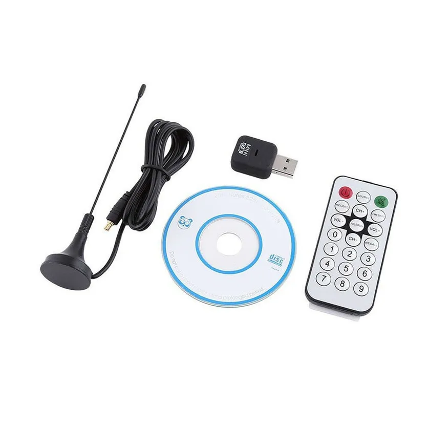 
Мини USB 2,0 цифровой DVB-T SDR + DAB + FM HDTV тюнер ТВ-Стик антенна донгл палка для видеовещания записывающая антенна DVBT приемник 
