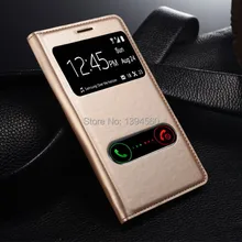 PU Leather Cover View Window luxury for Samsung Galaxy S3 SIII i9300 Mobile Phone Cases battery housing Cover