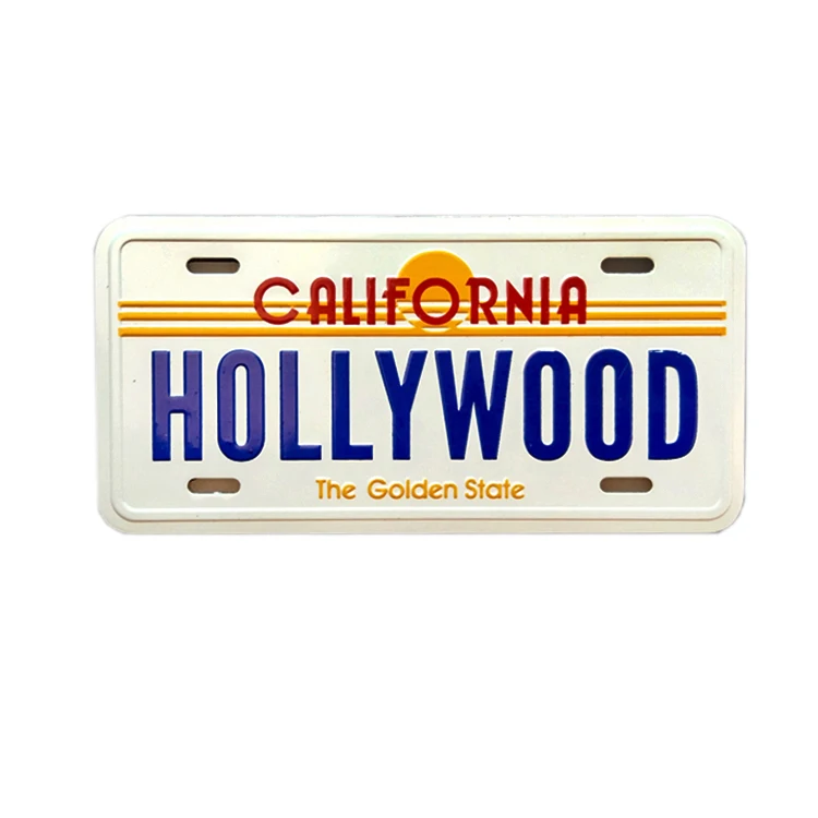 Hollywood California Mini Timbul Tanda Timah Magnet Souvenir Logam Tanda Aluminium License Plate Tag Buy Mini Timbul Tanda Timah Magnet Tanda Logam Souvenir Aluminium License Plate Tag Product On Alibaba Com