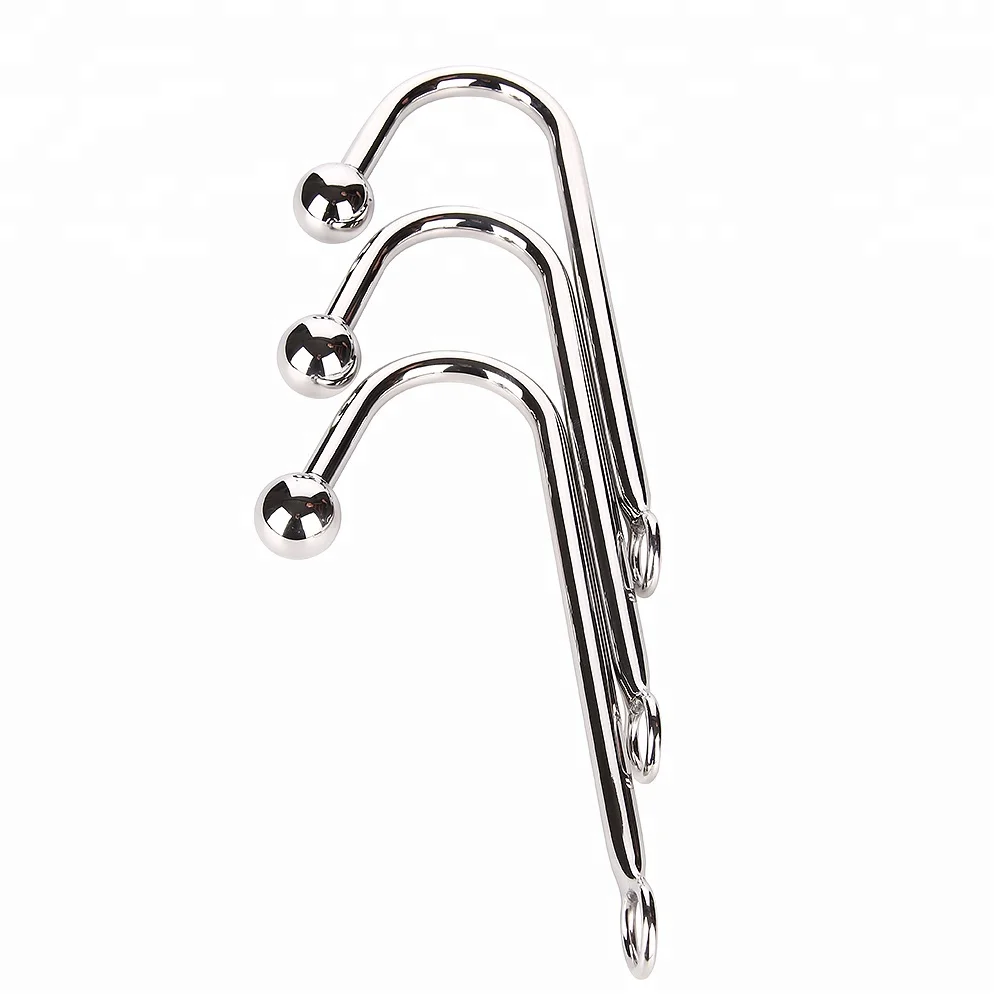 Metal Anal Hook Anal Curved Sexuality Anal Ball Dilator Sex Toys