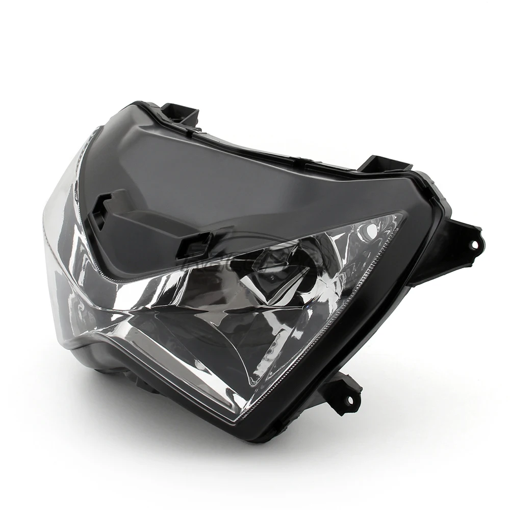 DoomaN Z800 Headlight Eye HID Projector Custom Headlight Assembly Compatible With Kawasaki Z800 z250 2013 2014 2015 2016 LED Lights (Color : Green