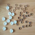 SD bjd eyes 8mm 10mm 12mm 14mm 16mm 18mm 20mm acrylic pressure materials 26 pairs lot