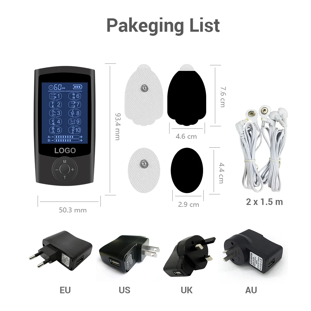 Vibrating Anti Cellulite Massage Machine &  2 Channels Electric Pulse Massager, comfort Rest Smart Vacuum Pulse Massager