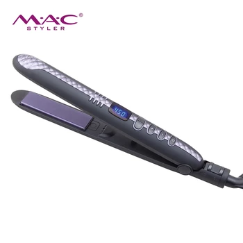 450F Digital Display Professional Salon Adjustable Temperature Hair Straight Flat Iron Titanium Ceramic Hair Straightener