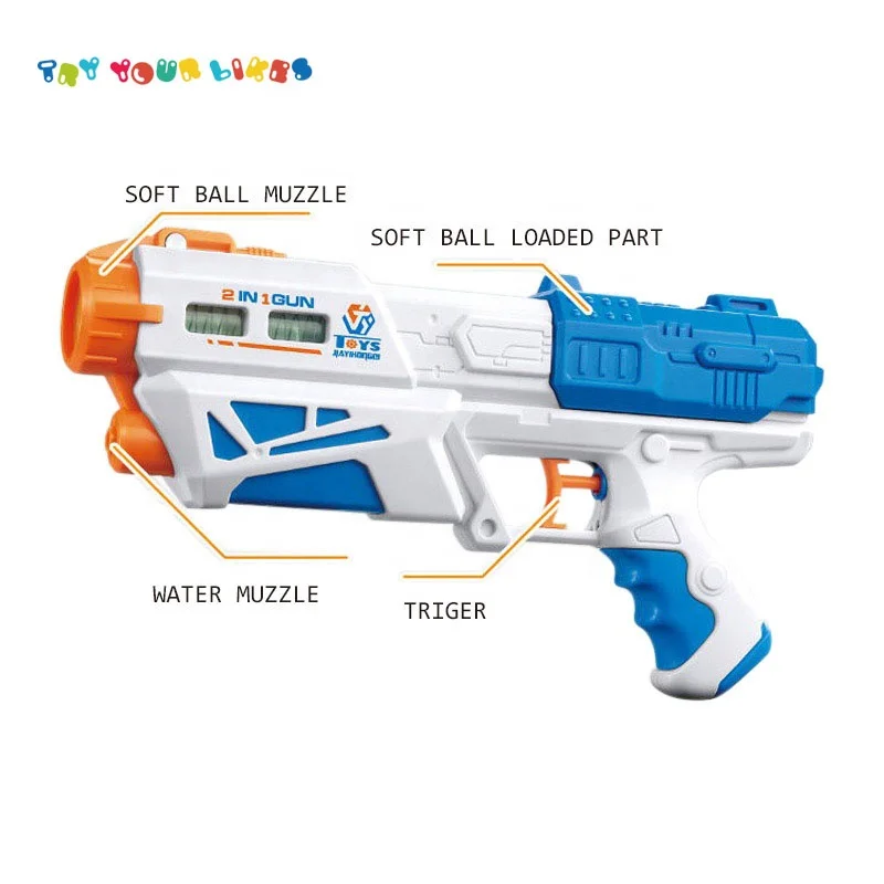 EPT Toys Hot Sale New Arrivals 2022 Summer Pistolas Toys Kids Pingpong Ball  Gun Soft Ball Foam Blaster Guns Toy