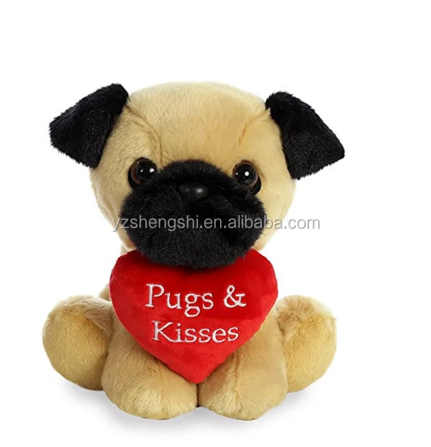 pugs and kisses soft toy