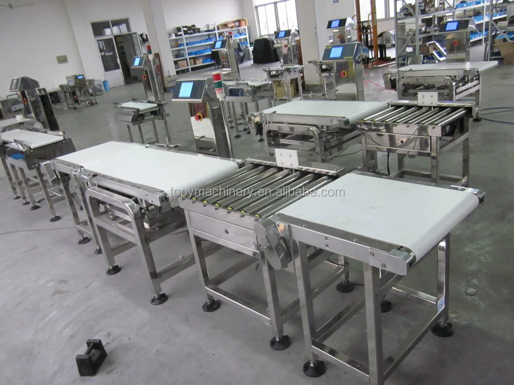 Автоматический контрольный весы из нержавеющей стали, машина для проверки веса и сортировки, контрольные весы для упаковочной системы