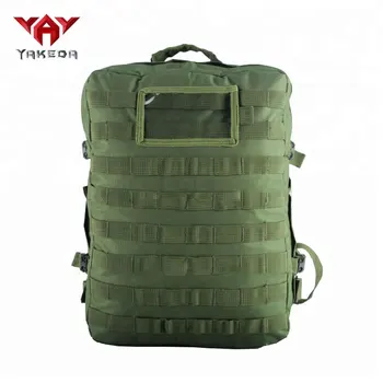 YAKEDA Hiking Backpack ,tactical Backpack in army green