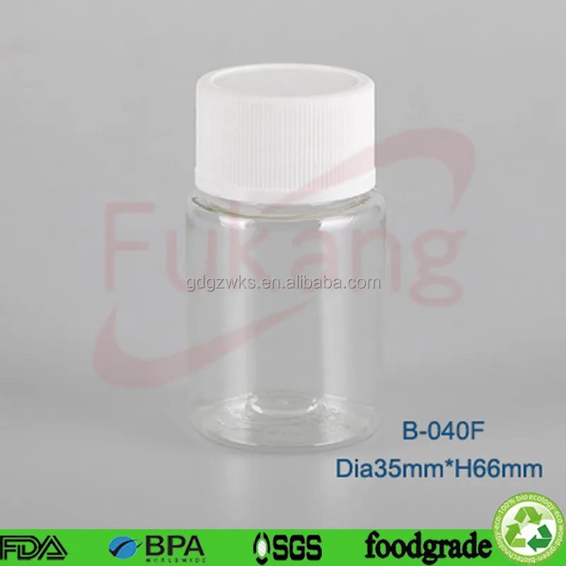 little bottle 40ml small plastic vials