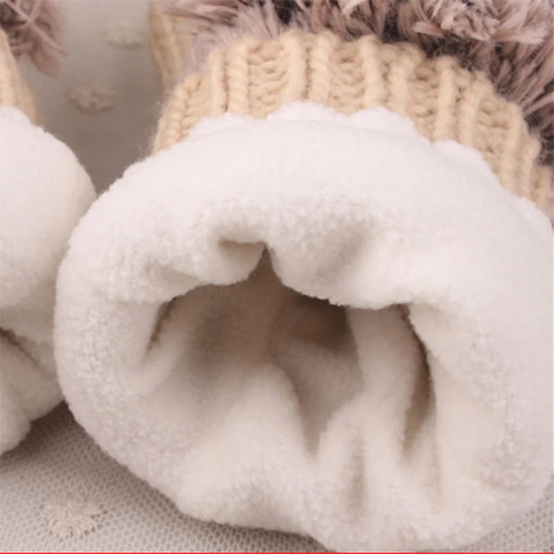 Оптовая продажа с фабрики зимние корейские милые модные студенческие варежки героями мультфильмов вязаные шерстяные плотные теплые женские перчатки