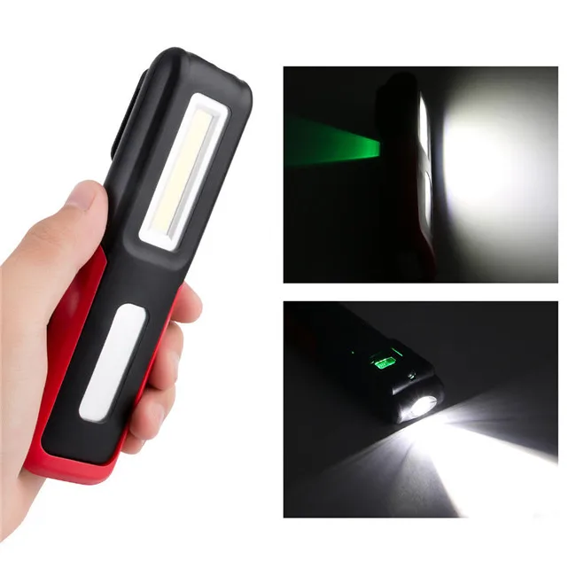 Lampe De Travail LED Rechargeable - 5 Modes, 450 Lumens, Base Magnétique, Pivotante 180°, Batterie 2200 MAh