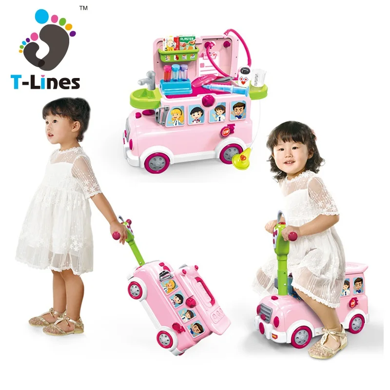 
Детский комплект для ролевых игр с школьным автобусом 