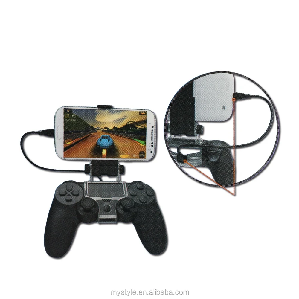 ps4 controller with phone holder
