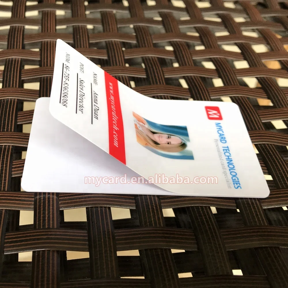 Custom Print Self-adhesive NFC PVC Photo ID Card Sticker for Access Control Proximity RFID Card
