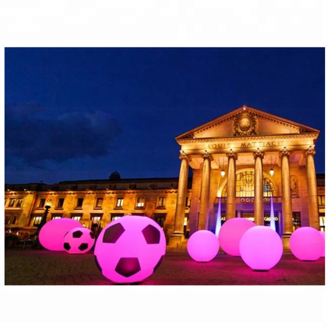 Giant Led Lighting Inflatable Ground smiley Face Balloon for Party Decoration