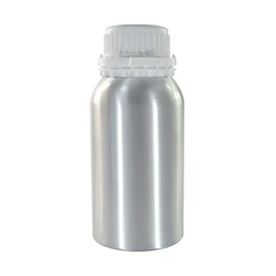 Empty 50ml 100ml 150ml 250ml aluminum essential oil bottle with tamper evident cap