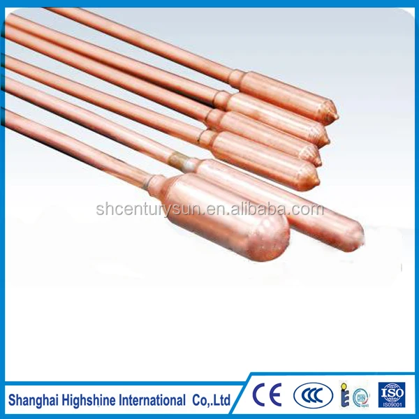 Different Size Header of Solar Heat Pipe for Pressure Solar Collector