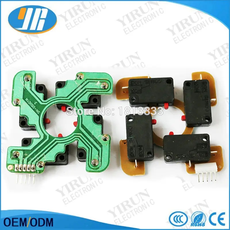 Arcade Joystick PCB with Microswitch