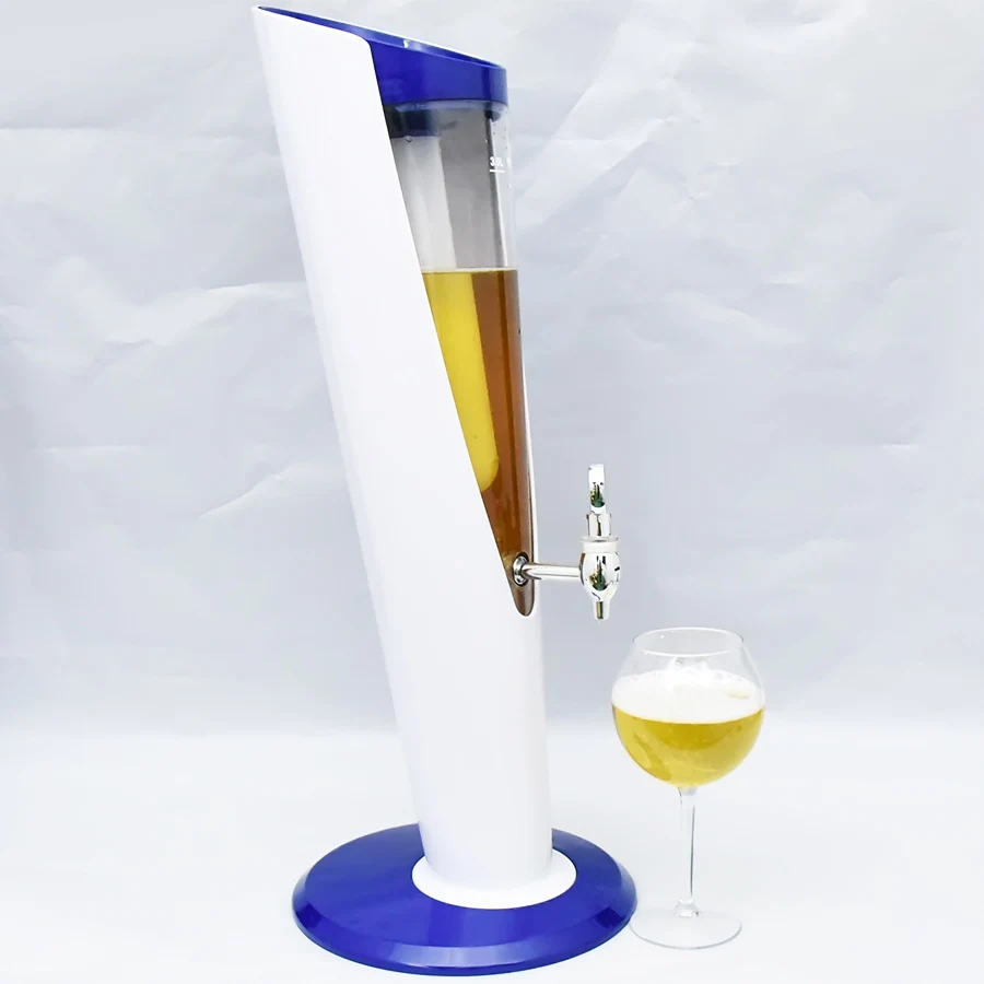 Machine de Distributeur de Boisson de vin de bière Pression avec Accessoire de Bar KTV à Deux robinets Ladieshow Distributeur de bière Pratique 