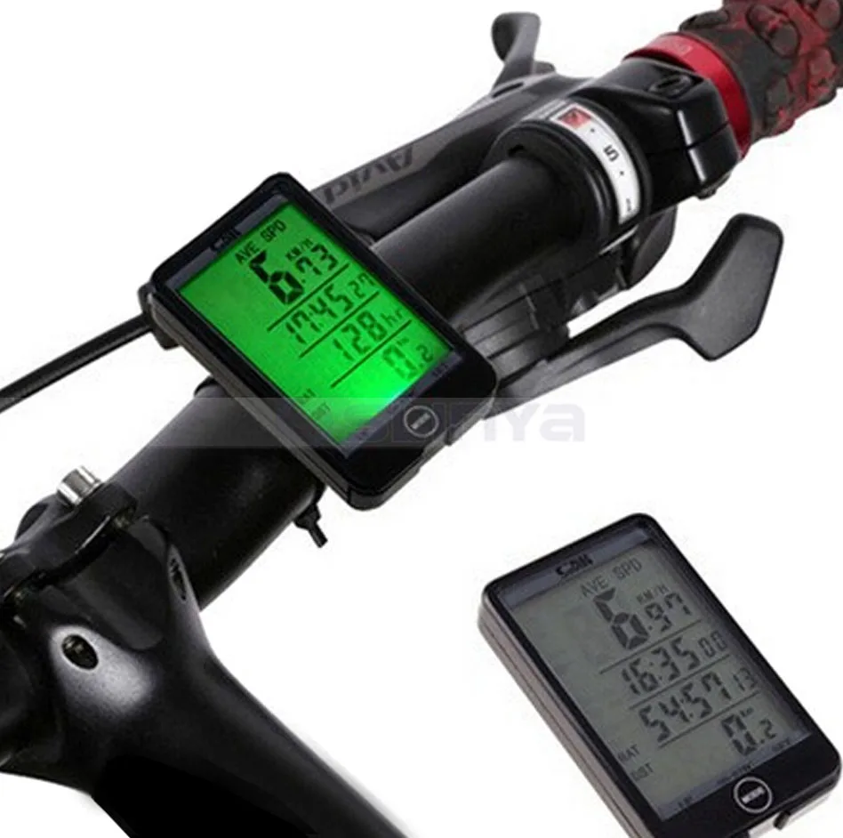 Ordinateur de vélo sans fil compteur de vitesse compteur kilométrique grand écran vélo Compteur de vitesse