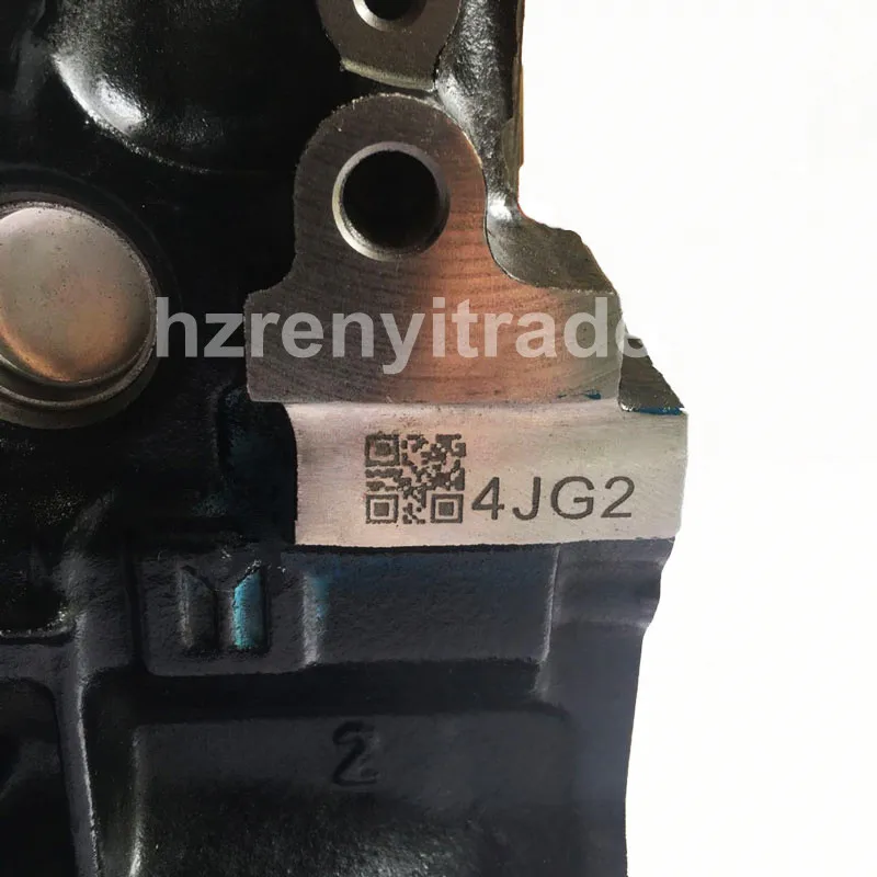 New 4 Cylinder Short Block 4JG2 Half Motor for Isuzu Big Horn TCM Forklift Diesel Motor Auto Parts