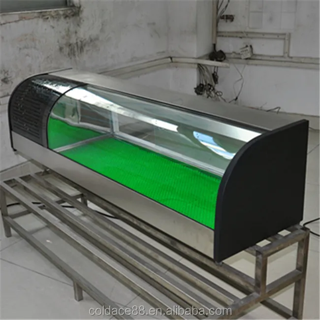 1500MM Sushi showcase Refrigerated Sashimi Display Cabinet