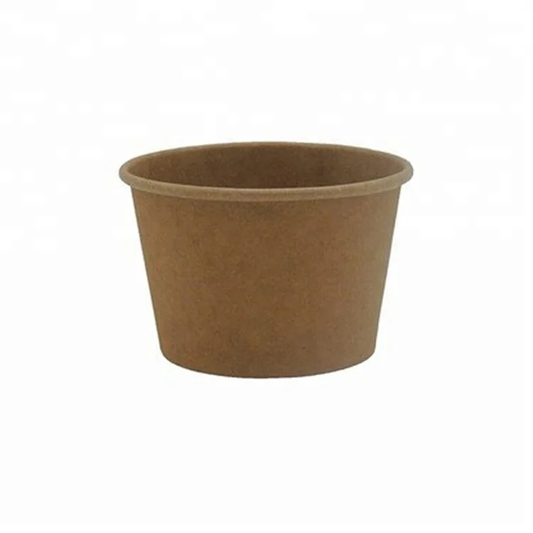 Одноразовая Черная бумажная Салатница, коробки для быстрого питания