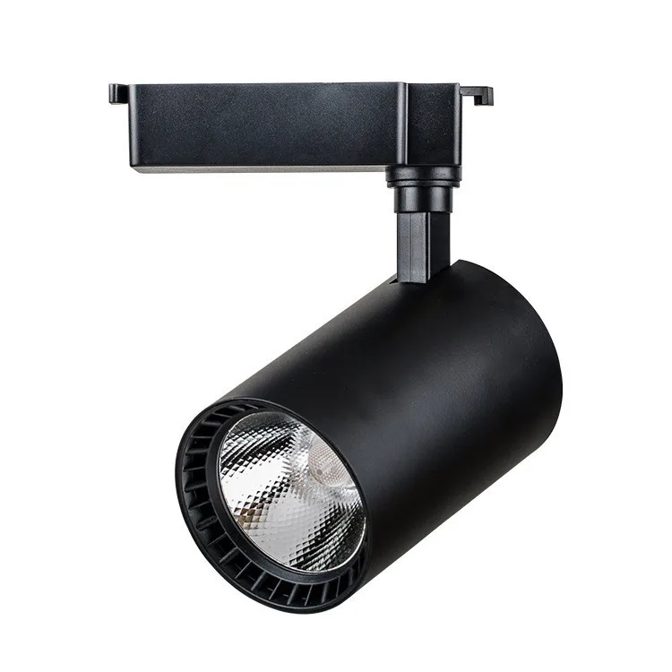 Hot sales led track light cob spotlight 12w 20w 30w clothing store spotlight