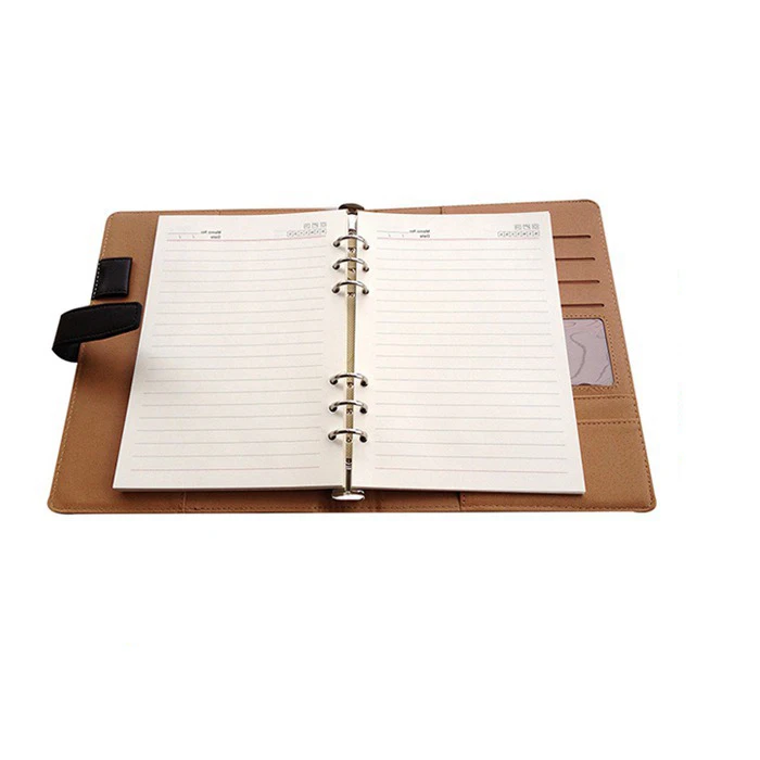 A4 A5 Размер Кожаный чехол спиральный блокнот/блокнот кожаный логотип под заказ производитель низкая цена