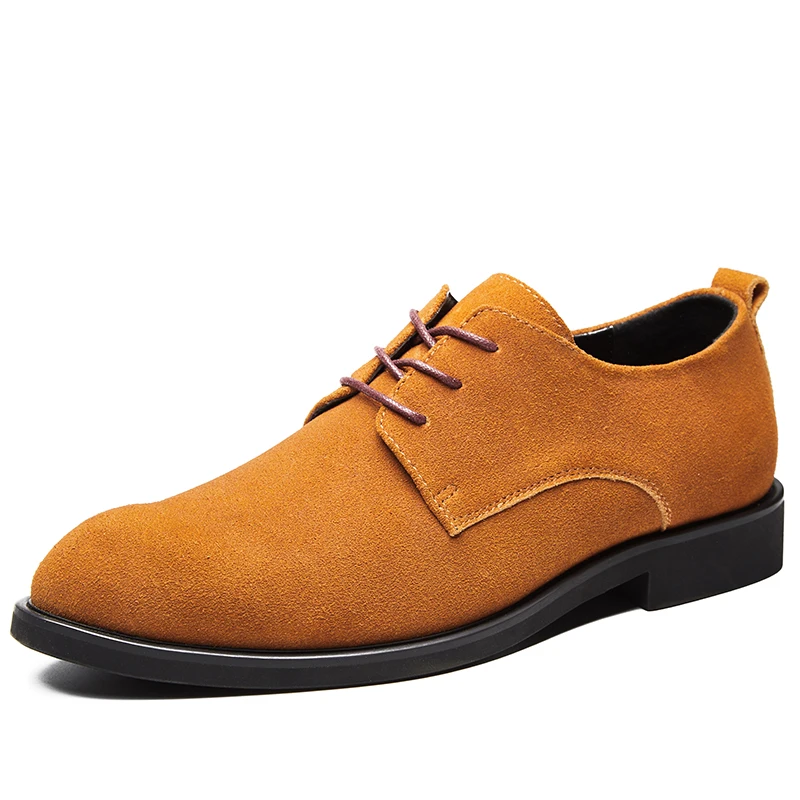 Chaussures Habillées Homme Oxford En Cuir PU - Lacets, Bout Pointu, Semelle Caoutchouc, élégant Et Confortable