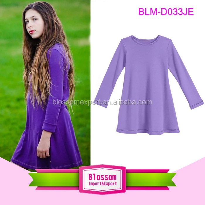 simple long frock for girls