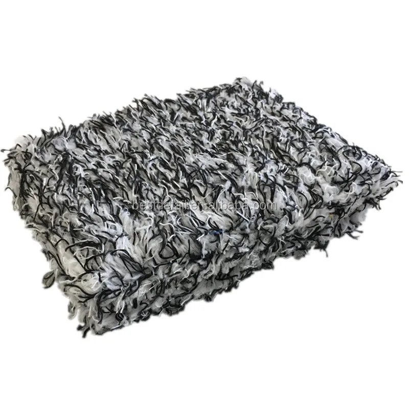 Автомобильные аксессуары для полировки колес смешанного цвета премиум-класса из микрофибры губчатая перчатка автомойки