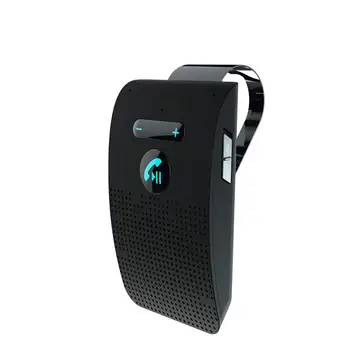 Wireless Transmitter Bluetooth Sun Visor Speaker SP09 Handsfree Automatic Answering Car Charger Stereo Automobile