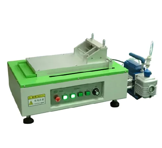 Large Automatic Vacuum Aluminium Coater with Vacuum Chuck and Micrometer Adjustable Doctor Blade Film Applicator