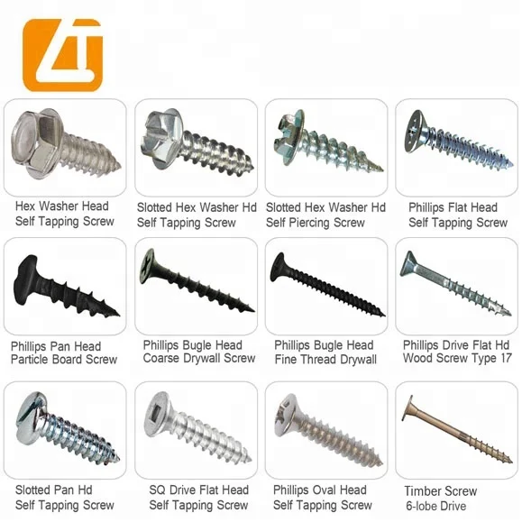 Din7976 Hexagon Head Galvanized Self Tapping Screw With/without Epdm ...