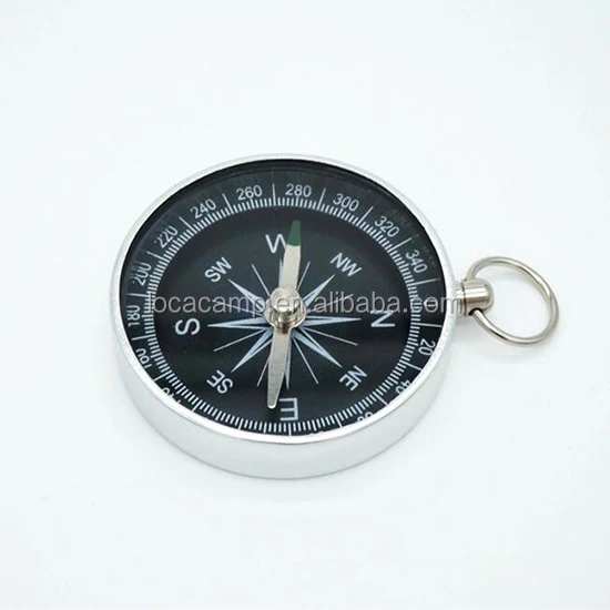Aluminium Mini Pocket Giveaway Gift Compass Magnetic Navigation Compass