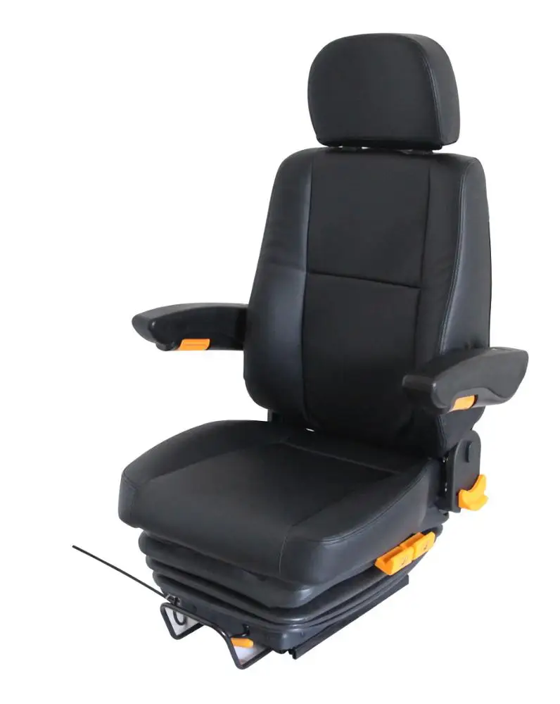 Сиденье для водителя скорой помощи, лодки, воздушная подвеска, сиденье для лодки YQ30 из черного ПВХ или ткани KL, сиденье 554*500*1150 CE, ISO90001 CN;JIN PISTON