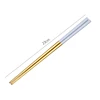 White handle